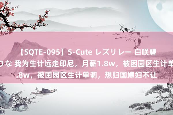 【SQTE-095】S-Cute レズリレー 白咲碧 瞳 有本沙世 彩城ゆりな 我为生计远走印尼,月薪1.8w,被困园区生计单调,想归国媳妇不让
