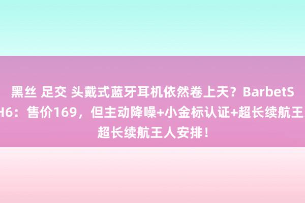 黑丝 足交 头戴式蓝牙耳机依然卷上天?BarbetSound H6:售价169,但主动降噪+小金标认证+超长续航王人安排!