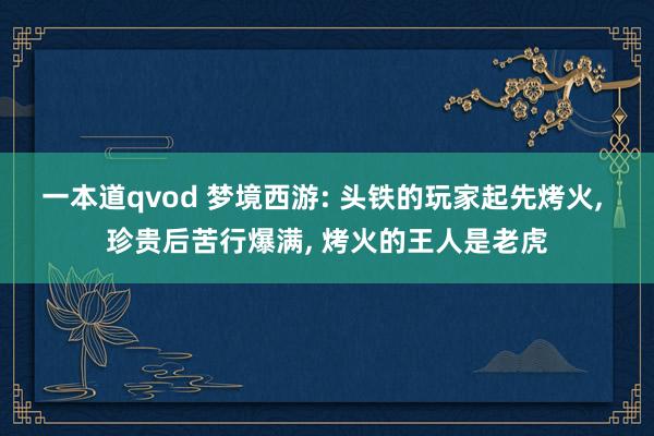 一本道qvod 梦境西游: 头铁的玩家起先烤火, 珍贵后苦行爆满, 烤火的王人是老虎